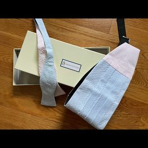 High Cotton 4 Color Seersucker Cummerbund Set
